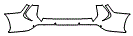 Rear Bumper Kit pattern for the 2026 Toyota Highlander