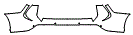 Rear Bumper Kit pattern for the 2026 Toyota Highlander