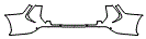 Rear Bumper Kit pattern for the 2026 Toyota Highlander