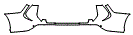 Rear Bumper Kit pattern for the 2026 Toyota Highlander