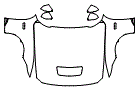 Full Hood, Fender and Mirror Kit pattern for the 2026 Ford Mustang