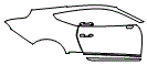 Door and Rear Fender Kit pattern for the 2026 Ford Mustang