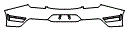 Rear Bumper Kit pattern for the 2026 Ford Mustang