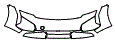 Bumper Kit pattern for the 2025 Porsche Taycan