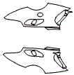 Rear Fender Kit pattern for the 2026 McLaren GTS
