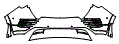 Rear Bumper Kit pattern for the 2025 Acura ZDX