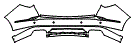 Rear Bumper Kit pattern for the 2026 Acura MDX