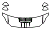 Hood, Fender and Mirror Kit pattern for the 2026 Ford Mustang