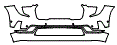 Bumper Kit pattern for the 2027 GMC Acadia