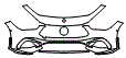Bumper Kit pattern for the 2027 Mercedes Benz CLE Cabriolet