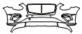 Bumper Kit pattern for the 2027 Bentley Continental GTC