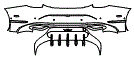 Rear Bumper Kit pattern for the 2027 Bentley Continental GTC