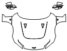 Full Hood, Fender and Mirror Kit pattern for the 2025 Aston Martin Valour