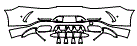 Rear Bumper Kit pattern for the 2024 Mercedes Benz AMG GT