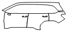 Door and Rear Fender Kit pattern for the 2026 Subaru Forester (US)