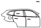 Door and Rear Fender Kit pattern for the 2026 BMW X3