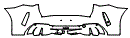 Rear Bumper Kit pattern for the 2026 BMW X3