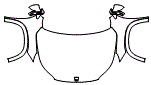 Full Hood, Fender and Mirror Kit pattern for the 2027 Buick Enclave