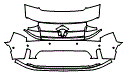 Bumper Kit pattern for the 2027 Dodge Charger