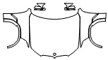 Full Hood, Fender and Mirror Kit pattern for the 2027 BMW X6