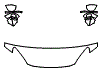 Hood and Mirror Kit pattern for the 2026 Aston Martin DBX