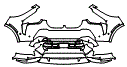 Bumper Kit pattern for the 2026 BMW ALPINA XB7