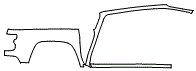 Outer Bed Panel and A-Pillar Kit pattern for the 2026 Chevrolet Colorado