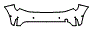 Rear Bumper Kit pattern for the 2026 MINI Cooper 2 Door