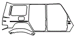 Rear Fender Kit pattern for the 2027 Mercedes Benz G-Class SUV