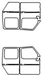 Door Kit pattern for the 2027 Mercedes Benz G-Class SUV