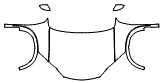 Full Hood, Fender and Mirror Kit pattern for the 2026 Toyota Crown Signia