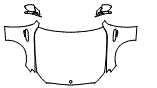 Full Hood, Fender and Mirror Kit pattern for the 2027 Mercedes Benz E-Class