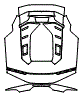 Spoiler and Engine Cover Kit pattern for the 2026 Lamborghini Temerario