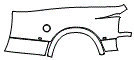 Outer Bed Panel Kit pattern for the 2026 RAM 3500