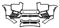 Bumper Kit pattern for the 2026 Rolls Royce Cullinan