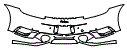Rear Bumper Kit pattern for the 2025 Porsche 911 (992.1)