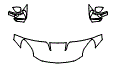 Hood, Fender and Mirror Kit pattern for the 2026 Aston Martin Vanquish