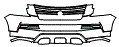 Bumper Kit pattern for the 2026 Nissan Armada
