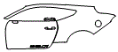 Door and Rear Fender Kit pattern for the 2026 Ford Mustang