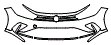 Bumper Kit pattern for the 2026 Volkswagen Jetta (Canada)