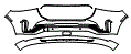 Bumper Kit pattern for the 2027 Lincoln Aviator