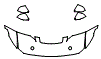 Hood, Fender and Mirror Kit pattern for the 2026 Ford Mustang