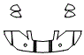 Hood, Fender and Mirror Kit pattern for the 2026 Ford Mustang