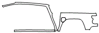 Outer Bed Panel and A-Pillar Kit pattern for the 2026 Chevrolet Colorado