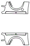 Outer Bed Panel Kit pattern for the 2026 RAM 2500