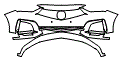 Bumper Kit pattern for the 2026 Acura MDX