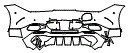 Rear Bumper Kit pattern for the 2026 Mercedes Benz SL Roadster