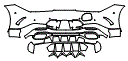 Rear Bumper Kit pattern for the 2026 Mercedes Benz SL Roadster