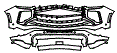 Bumper Kit pattern for the 2026 Chevrolet Suburban