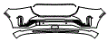 Bumper Kit pattern for the 2027 Lincoln Aviator